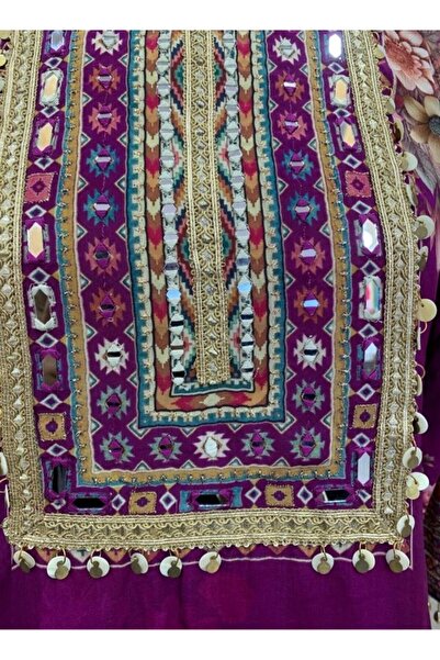 HashtagBe Purple Floral Palazzo Suit Set