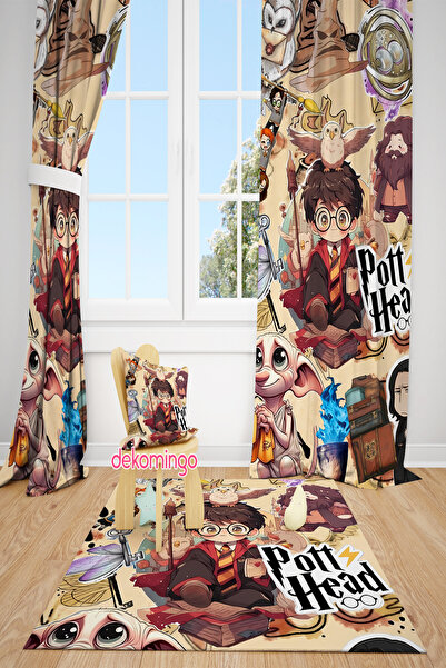 dekomingo Harry Potter and His Friends 2 Wing Background Curtain
