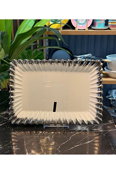 Onedekor Daisy Silver Luxury 6 Piece Serving Presentation Set