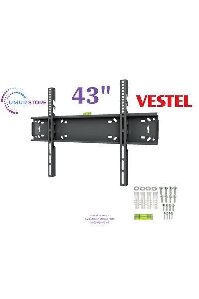 Vestel 43” 43u9631 / 43”- 65” inç Lcd Led Televizyon Sabit Duvar Askı Aparatı