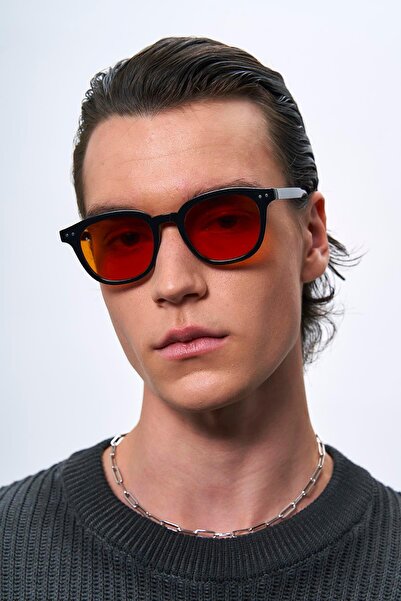 Bilge Karga Nova New Black Orange Men's Circusian Balance Glasses