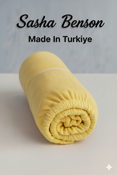 SASHA BENSON Pamuklu Ranforce Kumaş Lastikli Fitted Çarşaf Seti (Tüm Ebatlar)