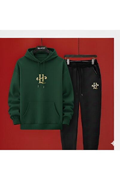 SILATU Half Moon Logo Hooded Sweat Suit