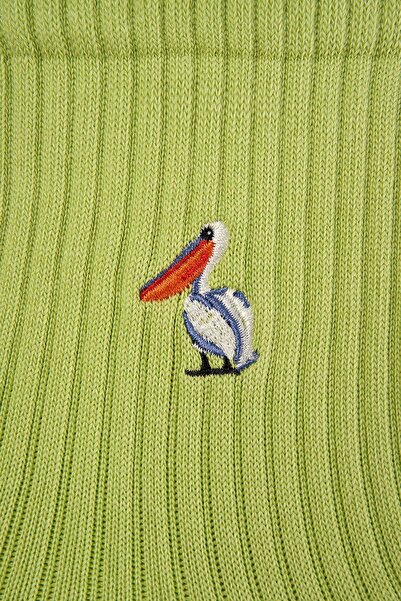 WWF Market Pelikan Towel Socks - Green