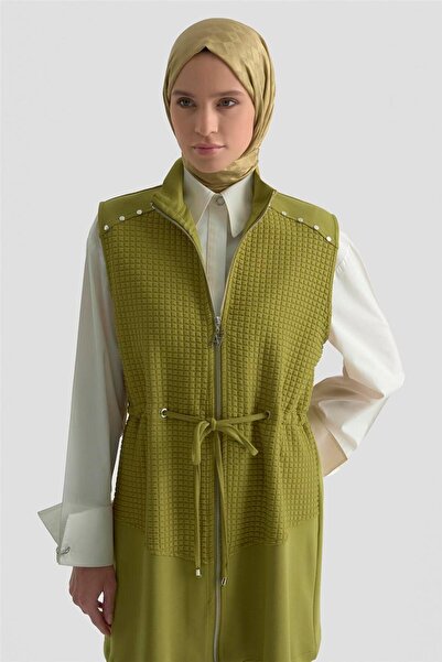 Armine Kapitone Mixli Örme Takım 25KD1603 Haki