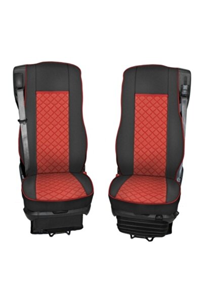 DELUXETUNING Set huse scaun camion compatibile cu DAF XF Euro 6 2012->, piele...