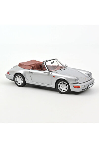 Norev Macheta auto, Porsche 911 Carrera 2 Cabriolet 1990 Silver 1:18
