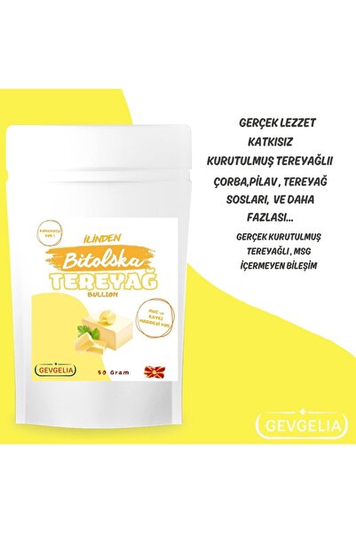 GEVGELIA BİTOLSKA TEREYAĞ BULYON EKONOMİK AİLE BOY PAKET 250 GRAM
