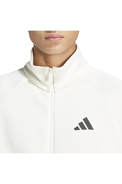 adidas Ανδρικό μπουφάν Stadium White ψηλός λαιμός