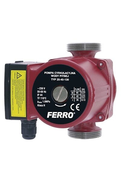 FERRO pompă de circulație a apei potabile 25-40/130 0203W