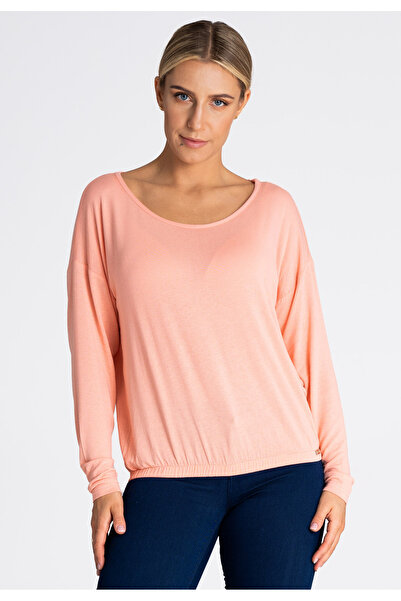 Figl Pulover de damă - pulover subțire de damă roz M981 mărimea S