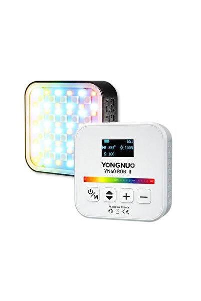 Yongnuo Lampă LED portabilă 6W YN60RGB II 2500K 9900K Alb