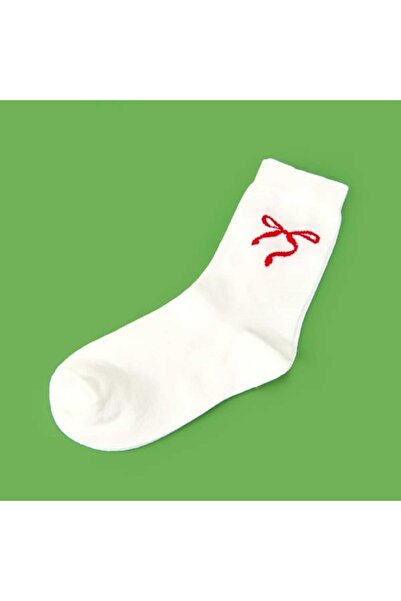 Evidea Чорапи с мека панделка - екрю