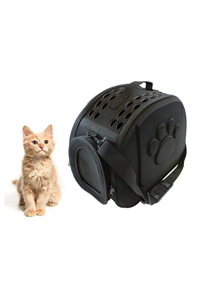 Aptel Geanta de transport animale, plastic + spuma EVA, negru, 43x32x30 cm