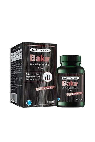 Tab İlaç Tabvitamins Copper 120 Capsules