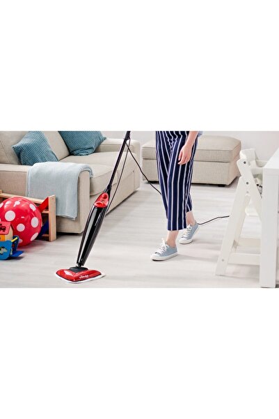 Vileda Steam One steam cleaner, 1550 W, 400 ml, Black/Red