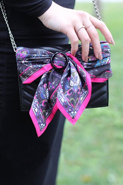 AFVENTE Φουλάρι με σχέδιο φούξια