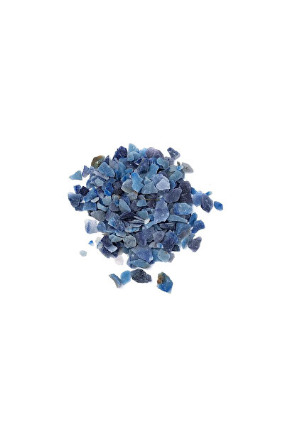 DECOR Blue quartz chips -- ± 0.5-1.5 cm ± 700 g