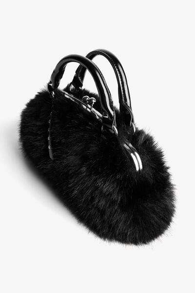Bershka Faux fur bag