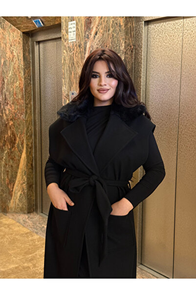 Vadi Laleli Collection Kaşmir Sıfır Kol Uzun Yelek