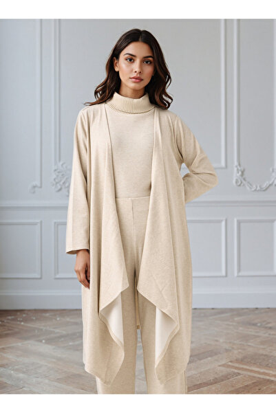 FAV كارديجان طويل غير متماثل قصة مريحة