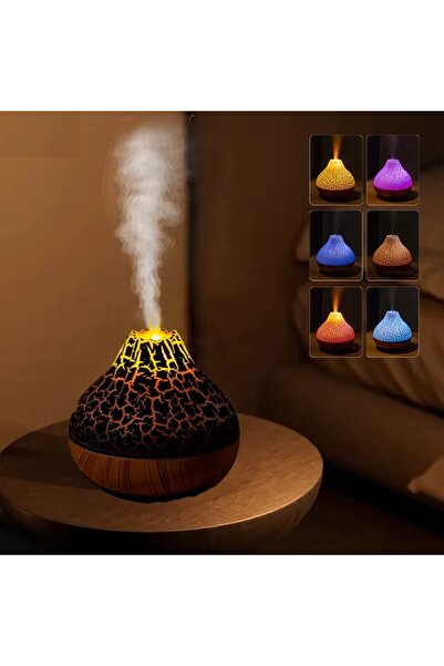Kiesa Volkan Efektli Hava Nemlendirici Koku Difüzörü Aromatik Oda Kokusu 7 Re...
