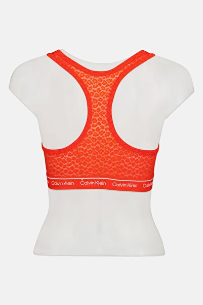 Calvin Klein Women Brand Logo Non Padded Bralette, Red