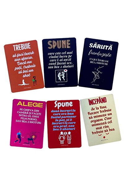 minti baute Drinking Card Game (Pervers) - 108 Challenge Cards