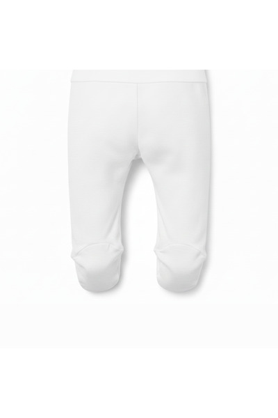 OEM Extra-fine cotton pants with integrated booties