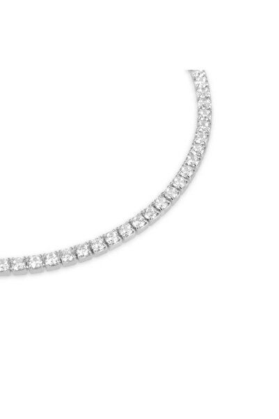 Luxenter 925 Silver Kileh Tennis Bracelet with Zirconia Stones