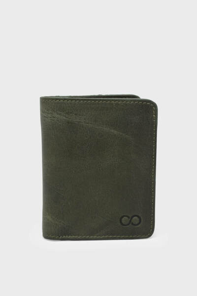 kanuga Yasemin Bag Men's Leather Wallet Green Ysmn2004-C