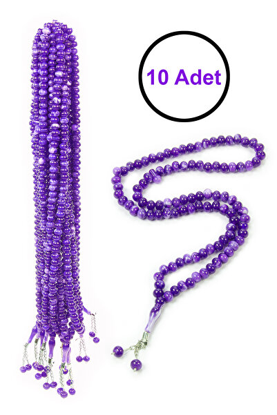 ihvan online 10 bucăți 99 de mărgele de rugăciune 10 mm Cadou Hajj Umrah - vi...