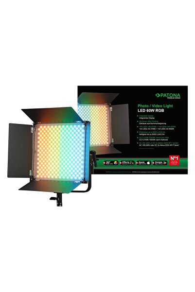 Patona LED panel Premium LED professional 60W RGB - 4274