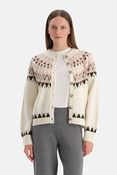 Dagi Ethnic Patterned New Year Cardigan