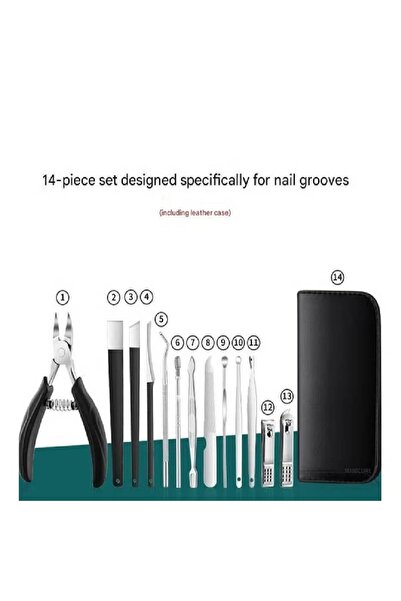 NKX مقص أظافر Nail Groove مقص أظافر خاص Hawk Beak كماشة مجموعة سكاكين باديكير