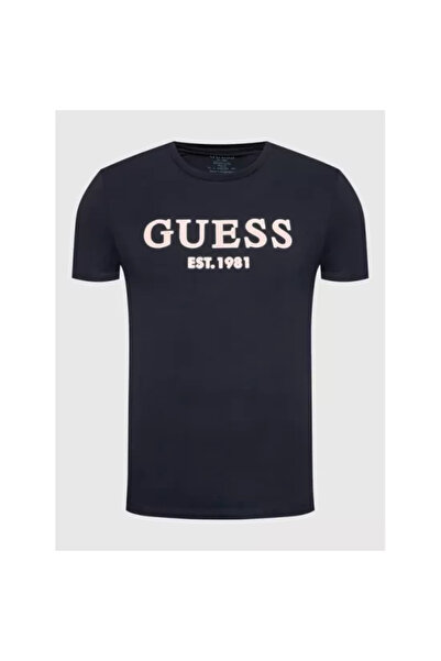 Guess - Navy T-Shirt Logo EST. 1981 Regular Fit
