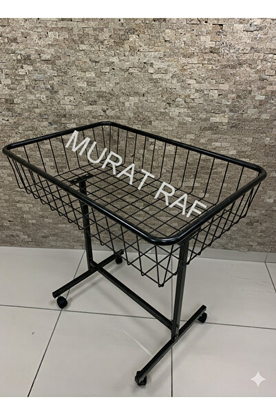 MURAT RAF Tekerlekli Havuz Sepet 60x90cm Mağaza Sepeti Çok Amaçlı