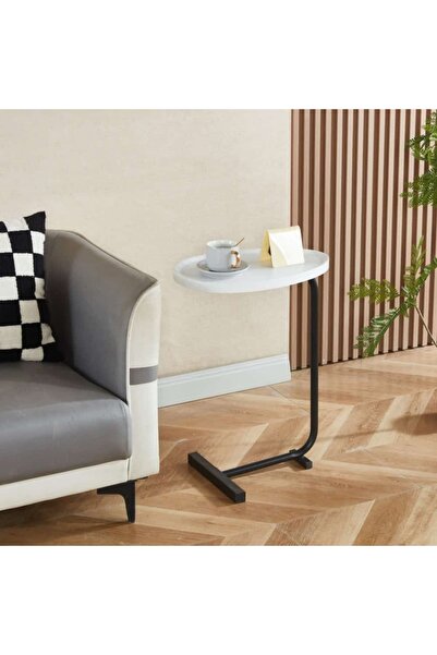 DacEnergy Side table, black/white, ABERY