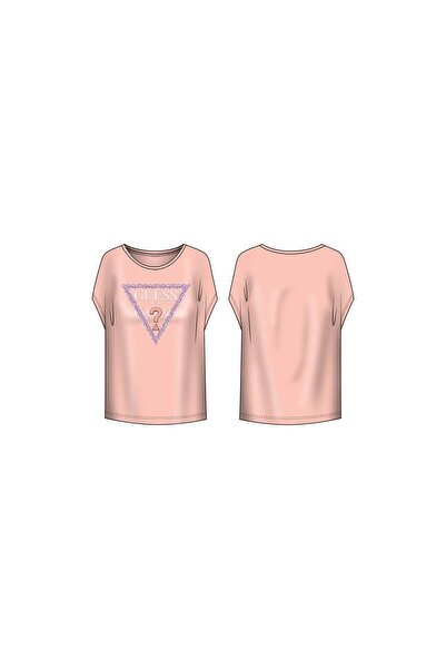 Guess Ss Rn 3D Women's Oversized Fit T-Shirt