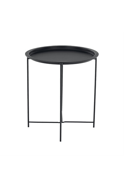 DacEnergy Side table with removable tray, black, RENDER