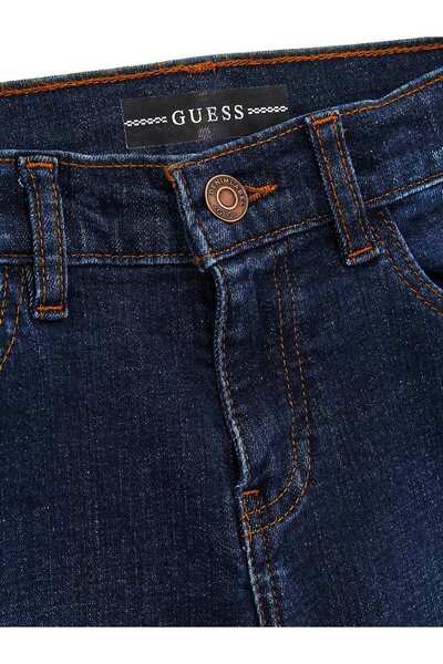 Guess Pantaloni scurți din denim elastic pentru băiat, cu croiala normală