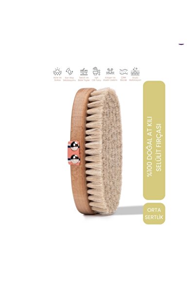 LET'SCRUB Doğal At Kılı Selülit Fırçası