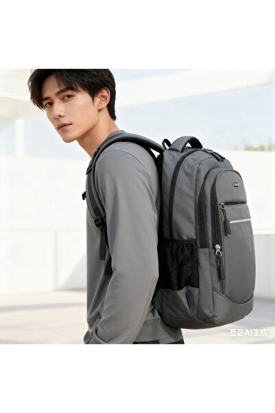 Generic Popular Men's Dual-Shoulder Bag, Leisure Large Capacity Backpack, Versatile Wear-Resistant