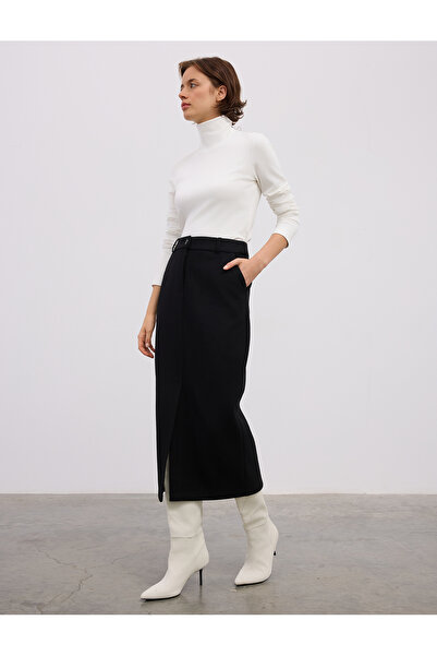 BGN workshop تنورة قلم رصاص متوسطة الطول من يون كاريسيم مع شق