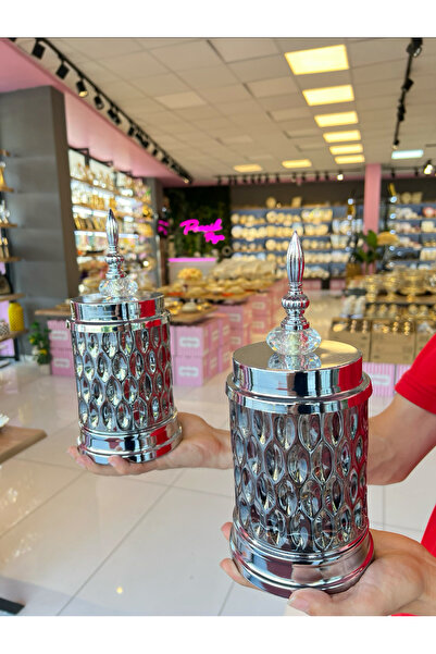 PONCİKPAZAR جرة زجاجية مزخرفة واحدة