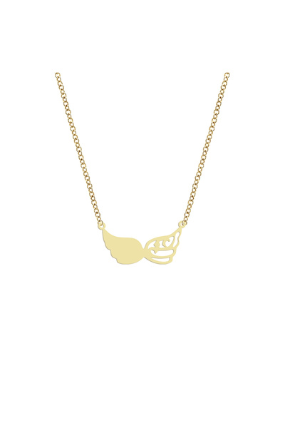 ARCHINO GOLD 14 Ayar Altın Plakalı Melek Kanadı Motifli Yıl Dönümü Hediyesine...