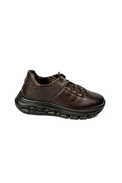 Voyager 392 Brown Leather Casual Women's Shoes