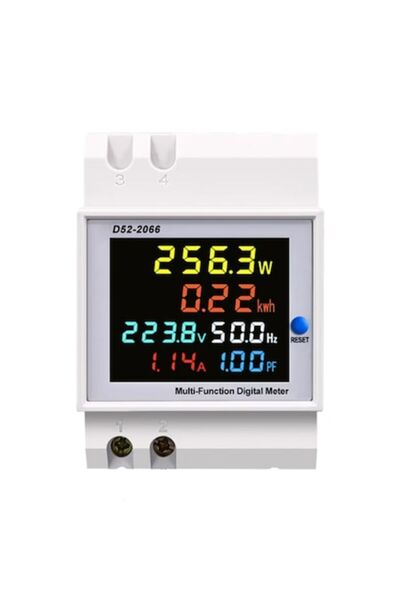 TOMZN Contor de energie monofazat, șină DIN, 6 în 1 AC 40-300V 100A