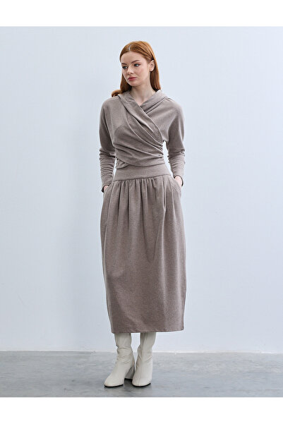 BGN workshop بلوزة كوبوسونلو بأزرار على الجهتين كابا مورمي