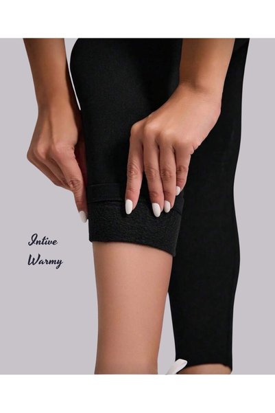 İntive Lingerie Intive Warmy Heavy Weight Thick Waist Steel Knitted Flexible Plush Thermal Tights/Stockings